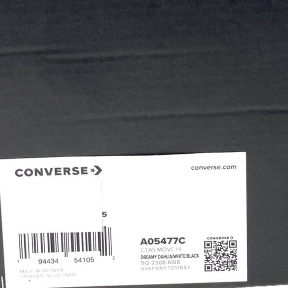 Converse Chuck Taylor Move Platform Вahlia Canvas Casual For Women Shoes A05477C - Picture 7 of 8